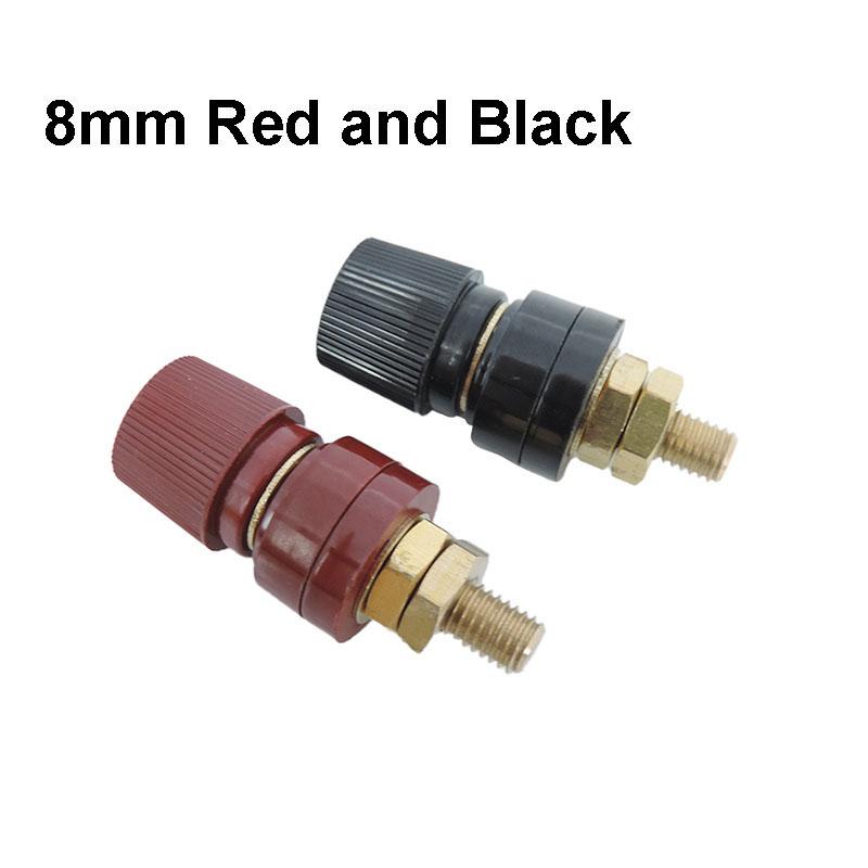 6mm 8mm 10mm Brass Stud Binding Post Premium Remote Battery Power Junction Connector M6 M8 M10 Replacement Terminal Plug Jumper