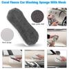 Car Cleaning 9Pcs/Set Auto Care Wash Cleaning Tool with Microfiber Towels Applicator Pads Wash Sponge Wash Glove Wheel Brush