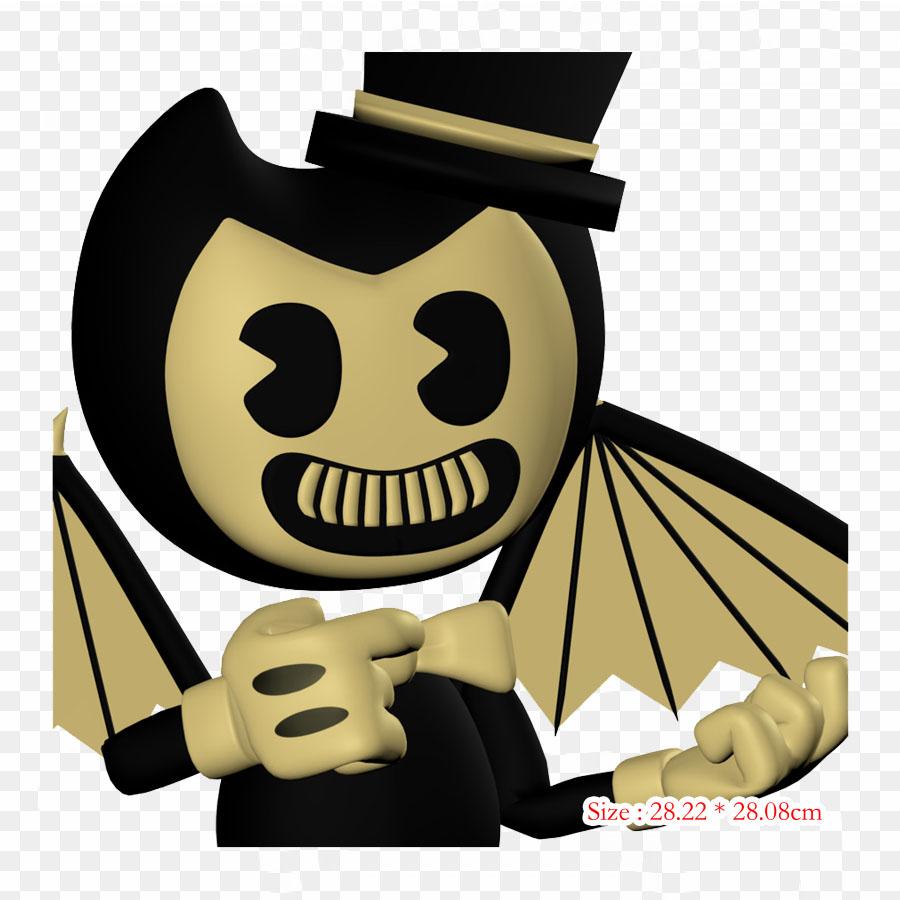 Blender Bendy Model Bendy And The Ink Machine Drawing Iron On Heat Transfer Printing Vinyl Patches Sticker for Clothes DIY Appliques Washable Patches