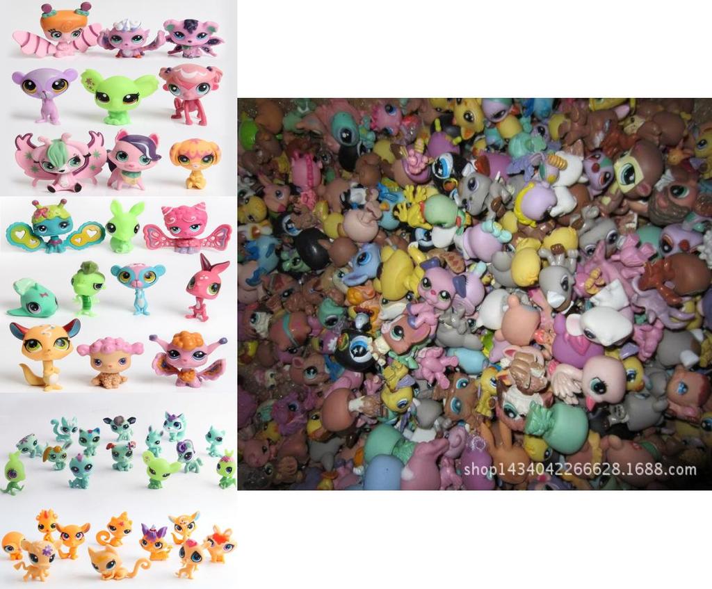 Прекрасный набор мини-кукол Премиум-качества 20 шт. Игрушки-собачки Littlest Pet Shop для детей