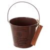 Tin Bucket Brown Campagne-S (6 Pieces) CNC-BBKS