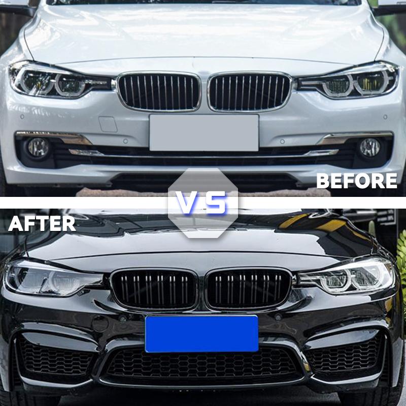 Высокое качество ABS автомобильный Стайлинг передняя решетка почек двойная решетка для BMW F30 F31 F35 2012-2018 320i 325i 328i автоаксессуары