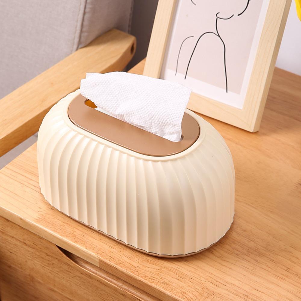 Auto-raising Paper Towel Box Spring Holder Simple Style Tissue Storage Box