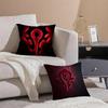 Fashion WWorld Of Warcraft WWOW Cushion Cover Pillowcase Short Plush Invisible zipper Room Sofa Cushion Cover