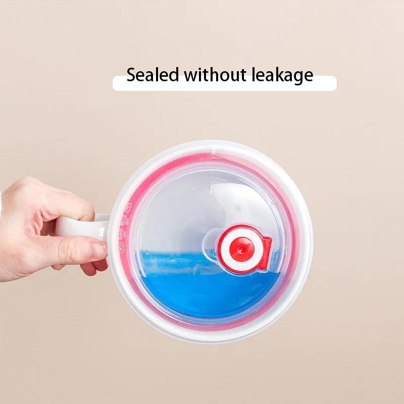 Японский мультфильм керамическая миска для лапши быстрого приготовления бытовая с ручкой герметичная миска для лапши супа школьная посуда для студентов