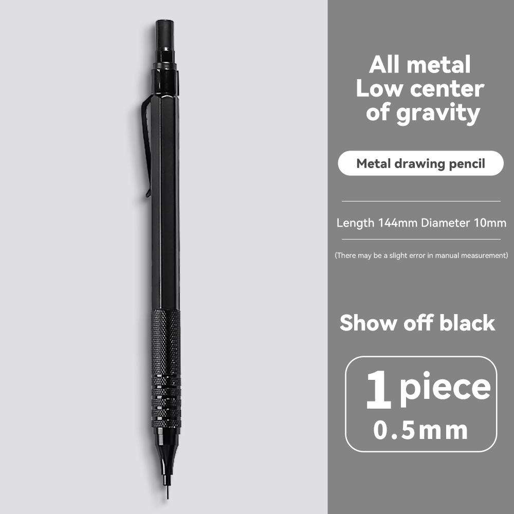 0,3/0,5/0,7 мм розовое золото карандаш профессиональный художественный рисунок письмо металлические автоматические карандаши канцелярские принадлежности