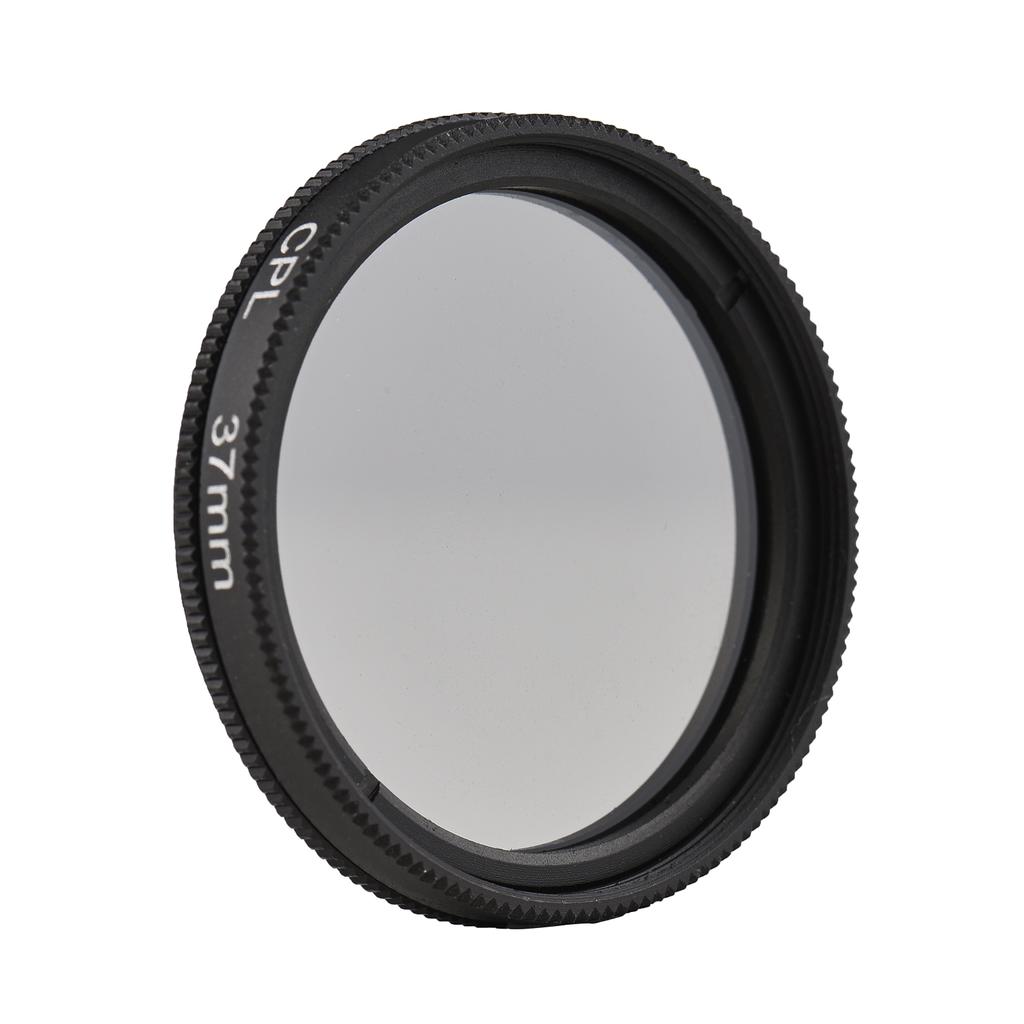 37MM Professional Smartphone CPL Filter Set Clip on Circular Polarizer Lens with Universal Phone Clip Lens Protector