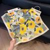 New 71 * 71cm Korean version small square scarf women's silk scarf spring and summer thin sunscreen scarf neck protection tied bag headband scarf