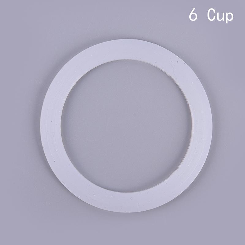 Coffee Rubber Ring Gasket Filter Kit Gasket Seal Silicone Rubber for Moka Pot Espresso Machine Parts