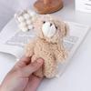 DIY Trinket Plush Rabbit Keychain Bear Plush Keychain Dog Plush Keyring Backpack Pendant