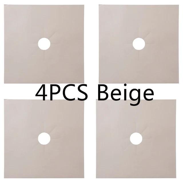 Новый 1/4PC защитный чехол для плиты, защитный чехол для газовой плиты, защитный чехол для газовой плиты, защитный чехол для горелки кухонной плиты, коврик для кухонной плиты