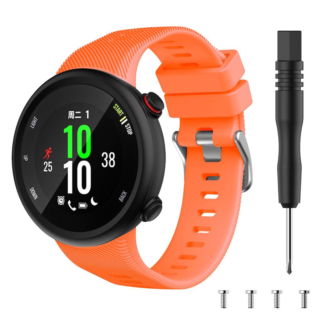 New Silicone Smart Watchband For Garmin Forerunner 45 45s Sport Wristband Strap with Tool For Garmin Swim 2 Bracelet Accessories