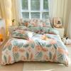 Flower Botanical Duvet Cover Set 3pcs Floral Bedding Set for Kids and Adults Comforter Covers Pillowcases, Washable Home Textil
