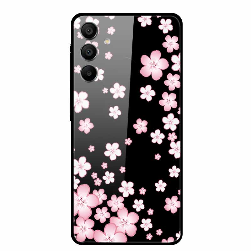 Закаленное Стекло Чехол для Samsung Galaxy A16 5G Задняя Крышка Жесткий Чехол для SamsungA16 Чехол для Телефона Fundas Крутой Защитный Милый Бампер
