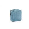 4 Sizes Blue Denim Cosmetic Pouch with Zipper Ladies Makeup Bag Jean Toiletry Case  for Women