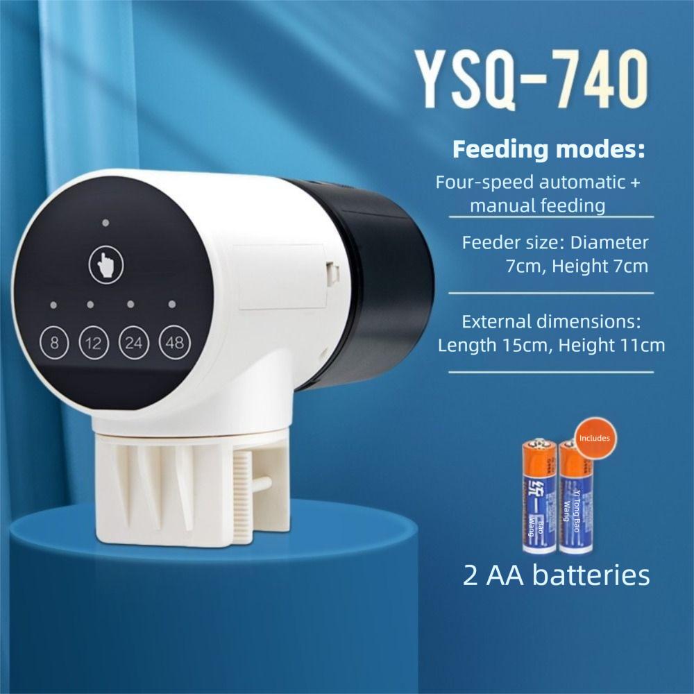 200 мл Большая емкость Таймер кормления питомцев Автоматическая кормушка для рыб Черепаха Петушок Кои