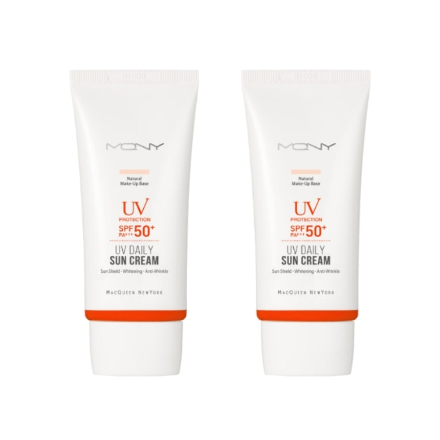 MQNY UV Ежедневный натуральный солнцезащитный крем под макияж SPF50+ PA+++ 50 г*1 шт./2 шт.