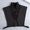Women's Cotton Detachable Collar for Sweater Blouse Shirt Fake Collar Decorative Female White Half Shirt False Collar Accessory
