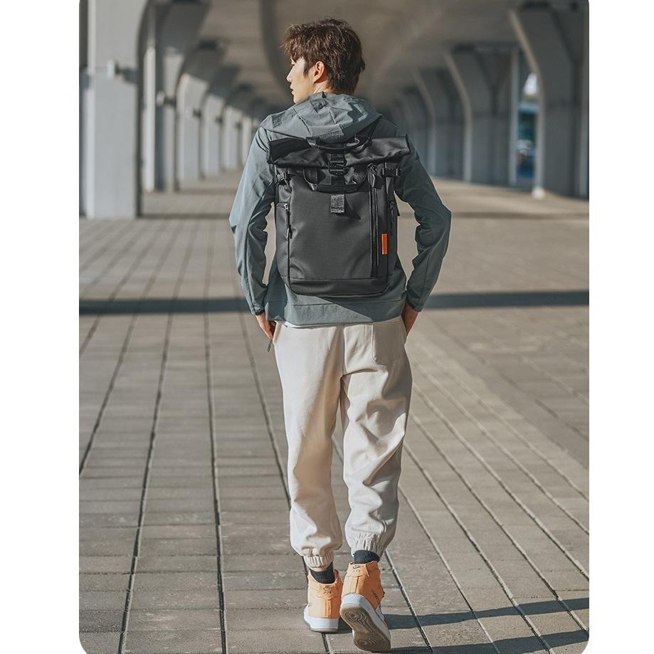 Мужская модная компьютерная сумка высокого класса, школьная сумка, водонепроницаемый мужской рюкзак из ткани Оксфорд большой емкости