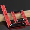 Multi-Angle Measuring Ruler, Carpenter Square, Combination Framing Square, 45/90 Degrees, L Square for Recise Measuring Drawing