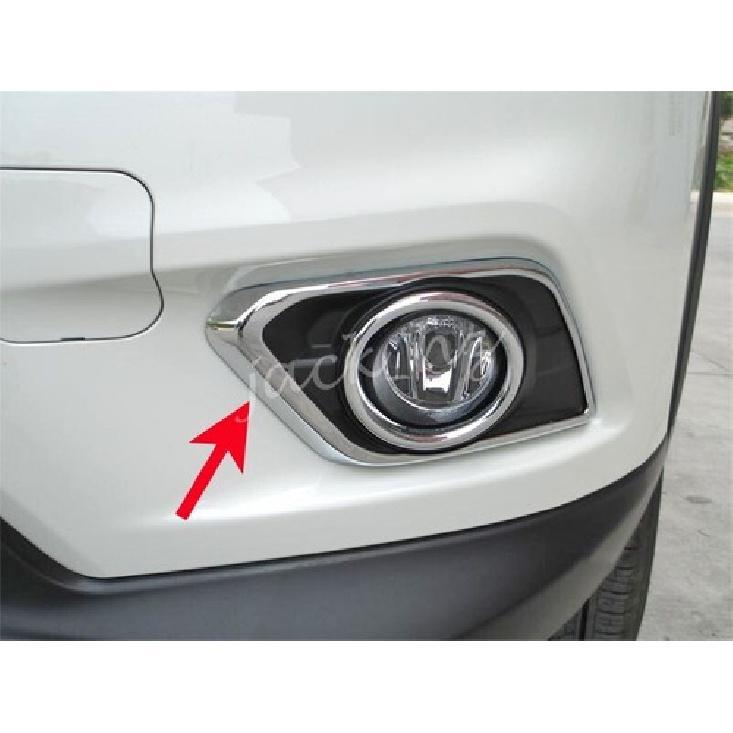 Хромированные Накладки Вокруг Передних Противотуманных Фар для Nissan Rogue X-Trail 2014-2016