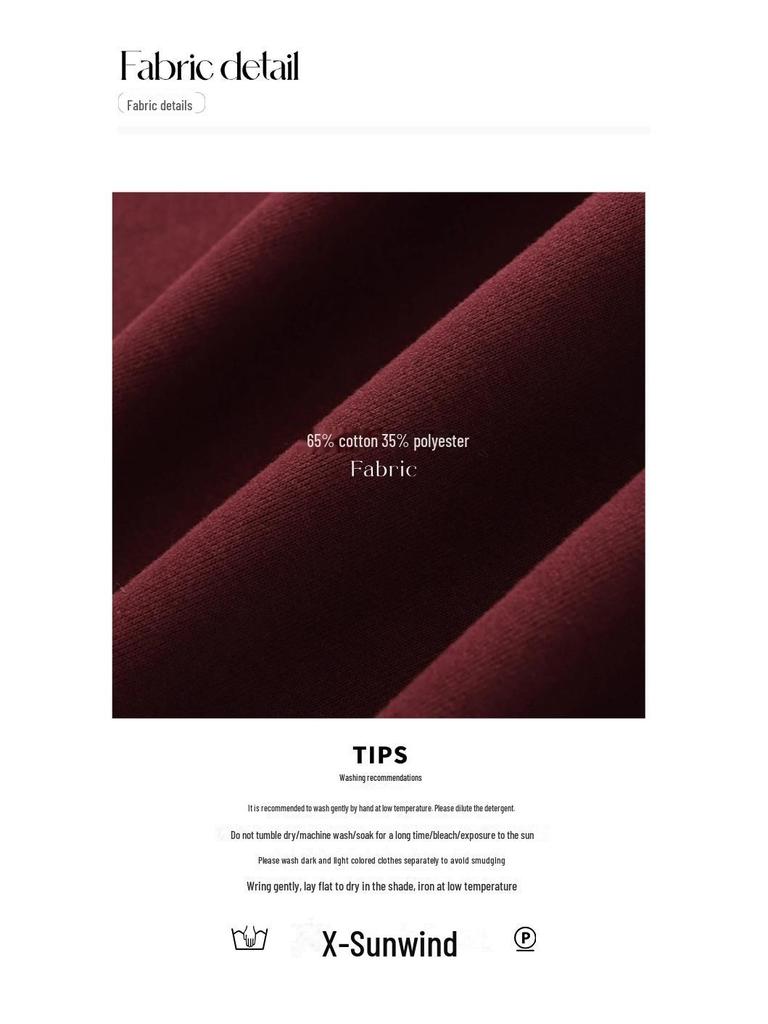 Синан Свободный стиль блогера Американский акцент Рукав реглан Боковая молния Повседневный Плюс Бархатный свитер SN6837