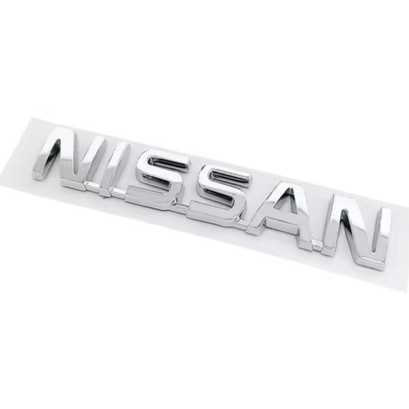CHHUPY1 ABS Plastic Car Trunk Rear Logo Stickers Letter Decals For Nissan X-trail Qashqai Rogue Sport RogueAltima Versa Juke Leaf
