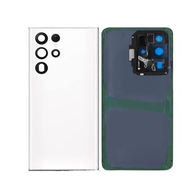 Задняя крышка Сменная стеклянная дверца корпуса с рамкой объектива для Samsung Galaxy S22 Ultra