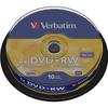 DVD+RW - VERBATIM - Spindle De 10 - 4.7 Go - 120 Minutes - Vitesse Maxi D'écriture 4x