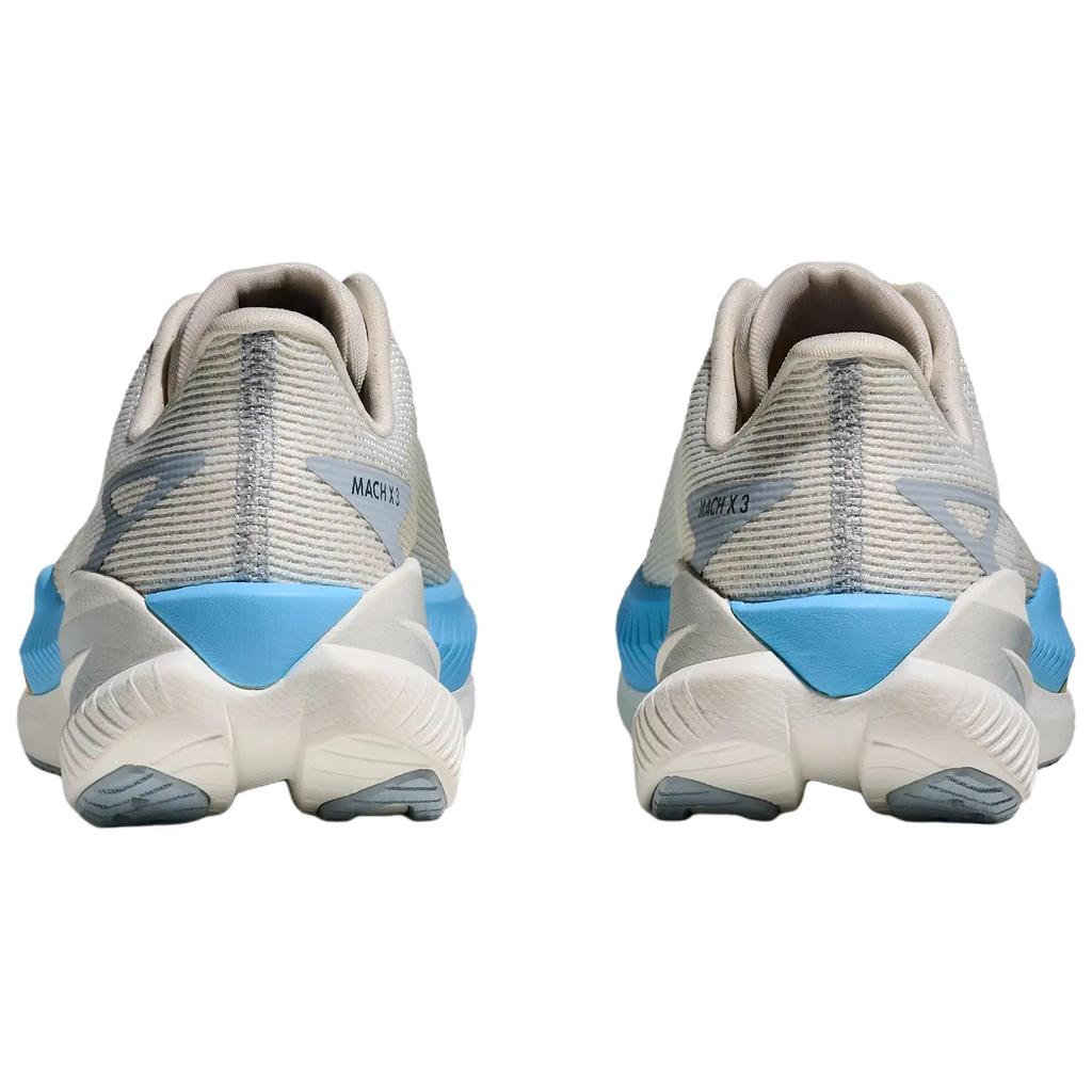 HOKA One One Mach X 3 Дышащая поддержка Упругая поддержка Дышащая поддержка Упругая Беговые кроссовки Женские Бежевый Белый Синий 1168721-WBS
