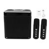 Small Karaoke Machine Rechargeable Portable Small Bluetooth Speaker with Microphone Black for Home