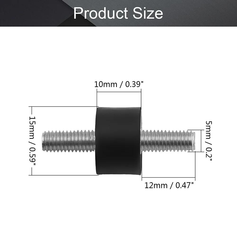 Резиновый виброизолятор крепление шпилька Анти M3 M5 M6 Автомобильный бобинный изолятор Демпфер Инструменты Ferramentas Отвертка