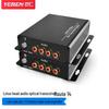 Yeren 4-канальный однонаправленный аудиоконвертер RCA в оптоволокно