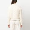 Polo Ralph Lauren SS23 Однотонный вязаный свитер с круглым вырезом Женский свитер Цвет: Кремово-белый 211891675-001