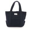 Wool Blend Tote Bag Navy Women Used