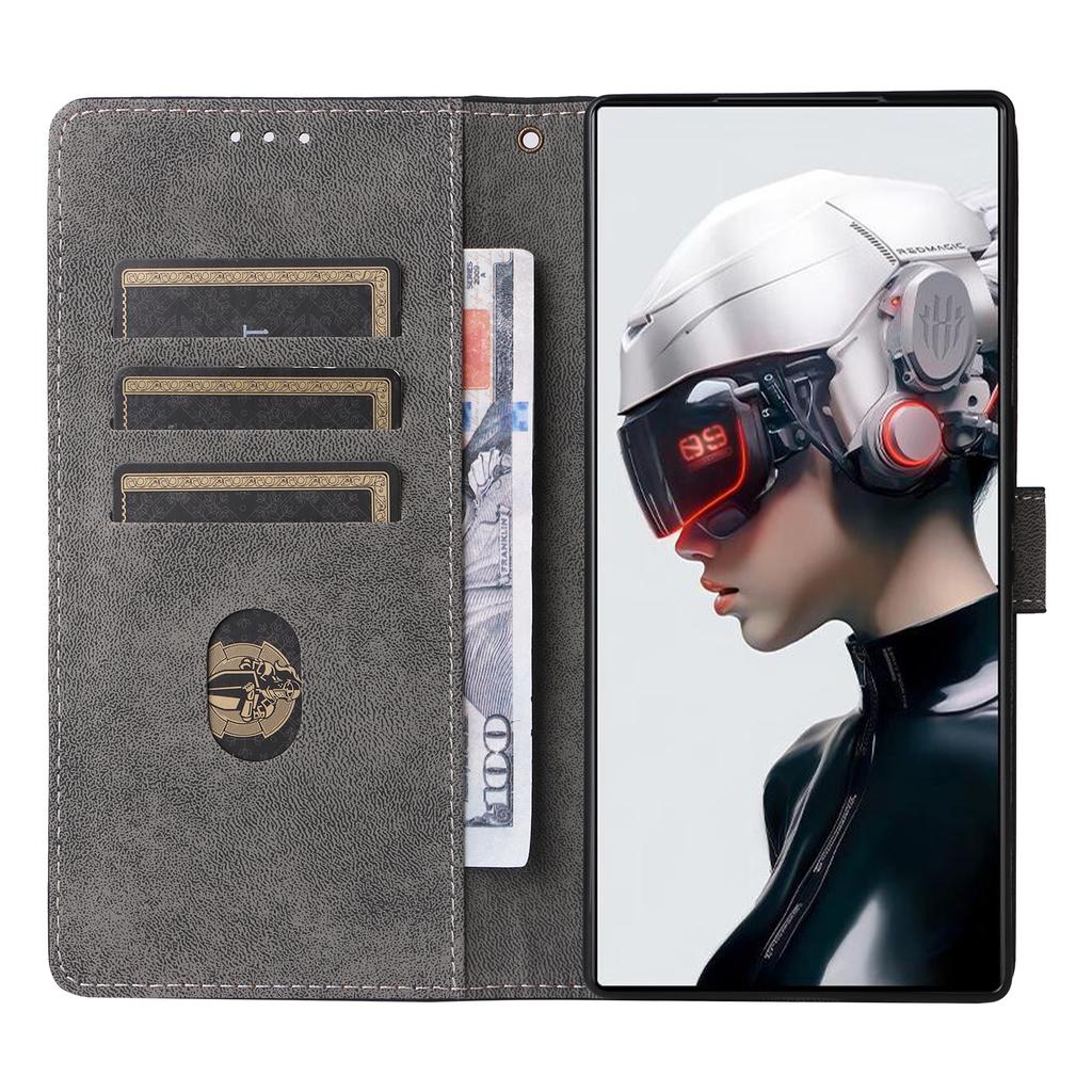 For ZTE Nubia Red Magic 9 Pro 5G/9 Pro+ 5G Case Leather RFID Blocking Phone Cover