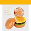 Portable Mini Fan USB Charging Personalized Hamburger Shape Desktop Electric Fan