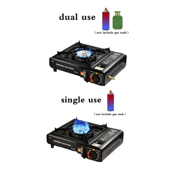 Camping Stove Outdoor Cooking Burner High-Temperature Resistant Travel Use 2900W BBQ Butane Gas Burner Stove