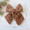 Soft Velvety Fabric Bowknot Christmas Tree Ornament For Mantels Wedding Festival Celebration Decoration