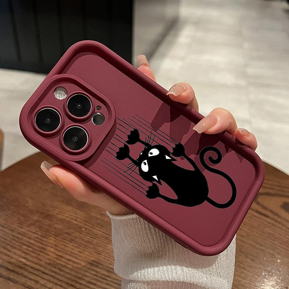LZ9 мультяшный кот милый художественный дизайн силиконовый чехол для телефона Xiaomi 11 Lite 5G 14T Redmi 14C 13C A3 Note 12 11 9 10 13 Pro Plus противоударный задний чехол