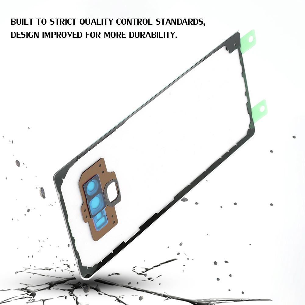 For Note9 N960 Transparent Battery Back Cover Replacement with Tools (Blue)
