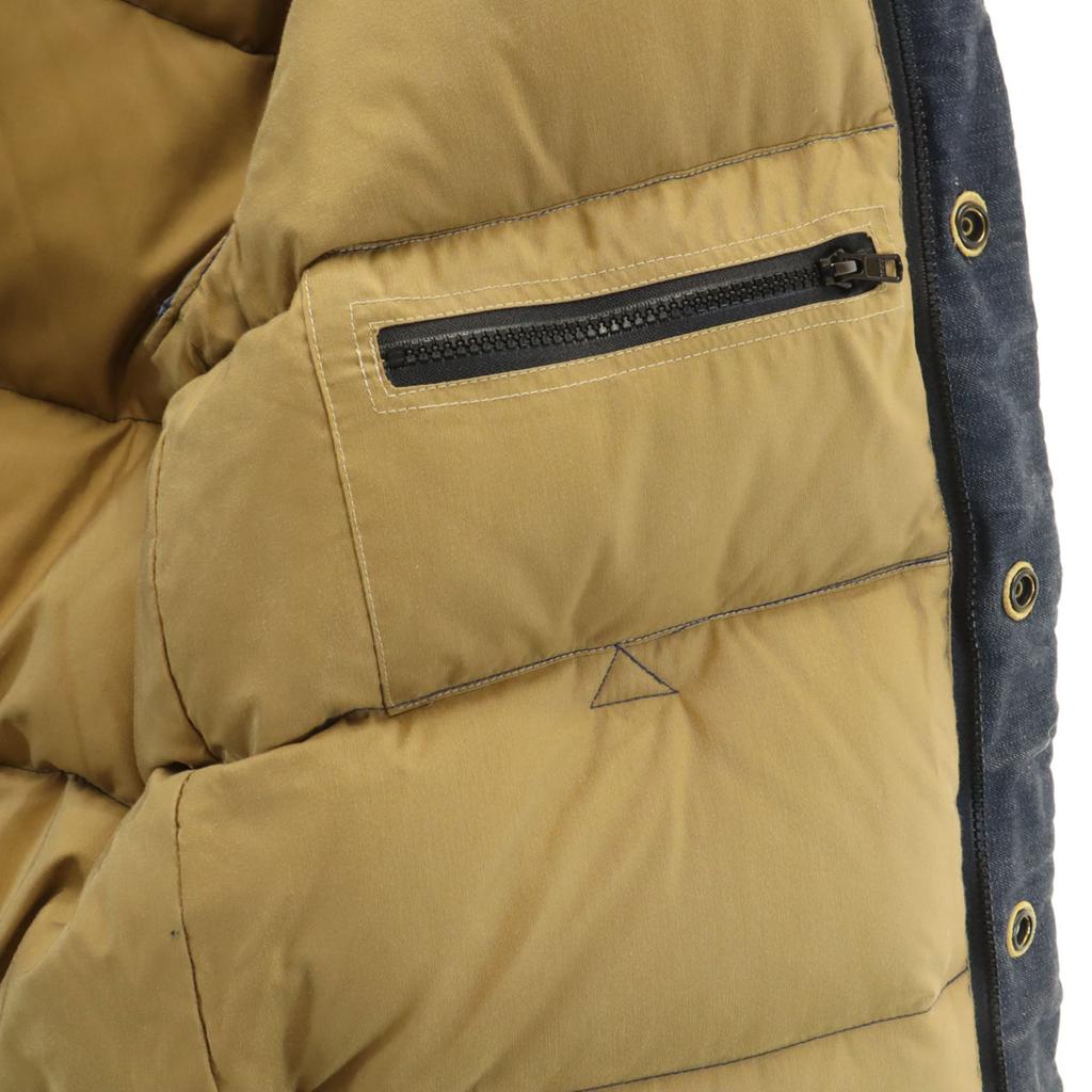 Blue Blue Сделано в США Crescent Down Work джинсовая пуховая куртка S темно-синий мужская б/у