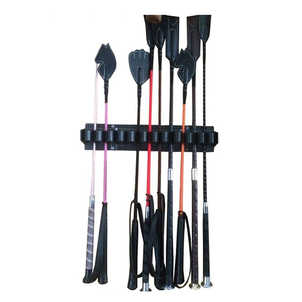 1Pcs 12 Slots Whip Rack Wall Mounted Horse Whip Holder  Equestrian Riding Equipment Accessories