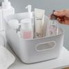 Nordic-Style Plastic Storage Basket for Bathroom, Kitchen, and Desktop