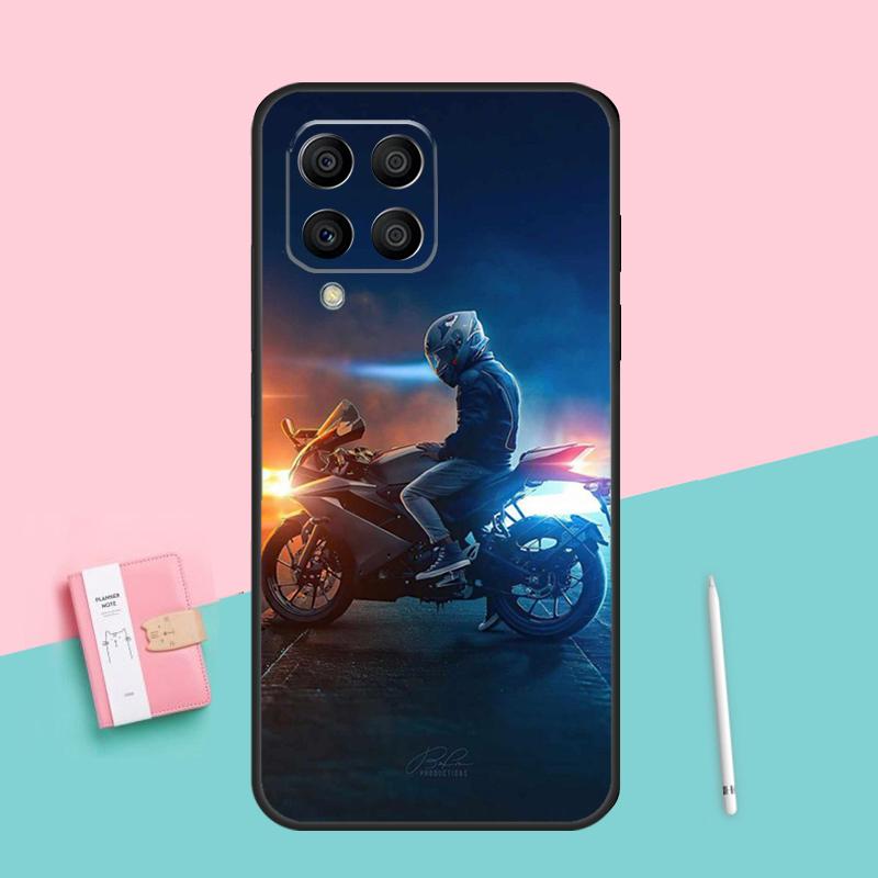 Fashion Motorcycle Man For Samsung Galaxy M32 M52 M31 M16 M11 M21 M13 M33 M35 M53 M55 M15 M14 M34 M54 M12 M06 Case