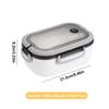 1200 мл портативный большой емкости ланч-бокс для микроволновой печи, коробка для скамьи, разделенная на части, ПП, коробка для пикника, ланч-бокс, предотвращает появление запаха, школа, офис