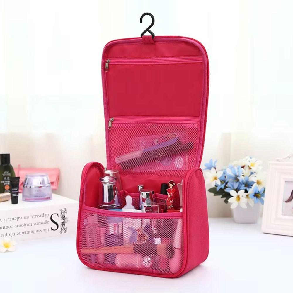 Waterproof Travel Toiletry Bag Large Capacity Travel Essentials Organizer Skincare Brush Organizer