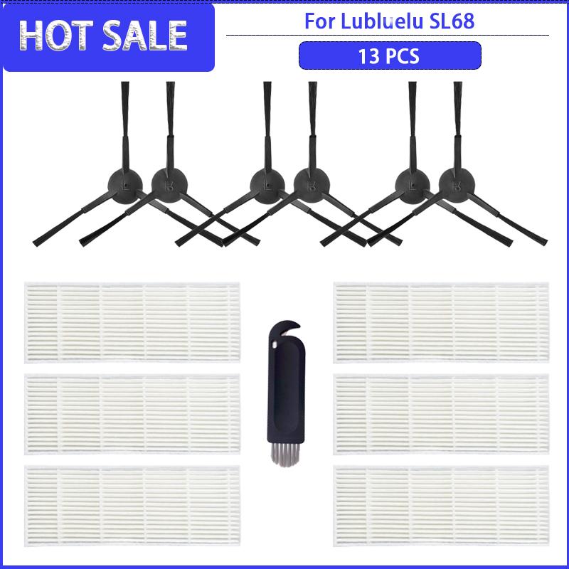 Main Side Brush Hepa Filter Mop Cloths For Lubluelu SL68 / Tikom G8000 Robotic Vacuum Cleaner Parts Accessories
