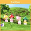 Adorable Cartoon Mushroom Doll Ornaments For Moss Micro Landscape Decor