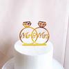 Practical Cake Topper Smooth Soft Touching Edge Durable Ornamental Cake Decor